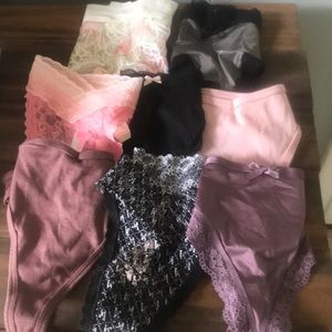 Vs and pink pantie bundle all nwt